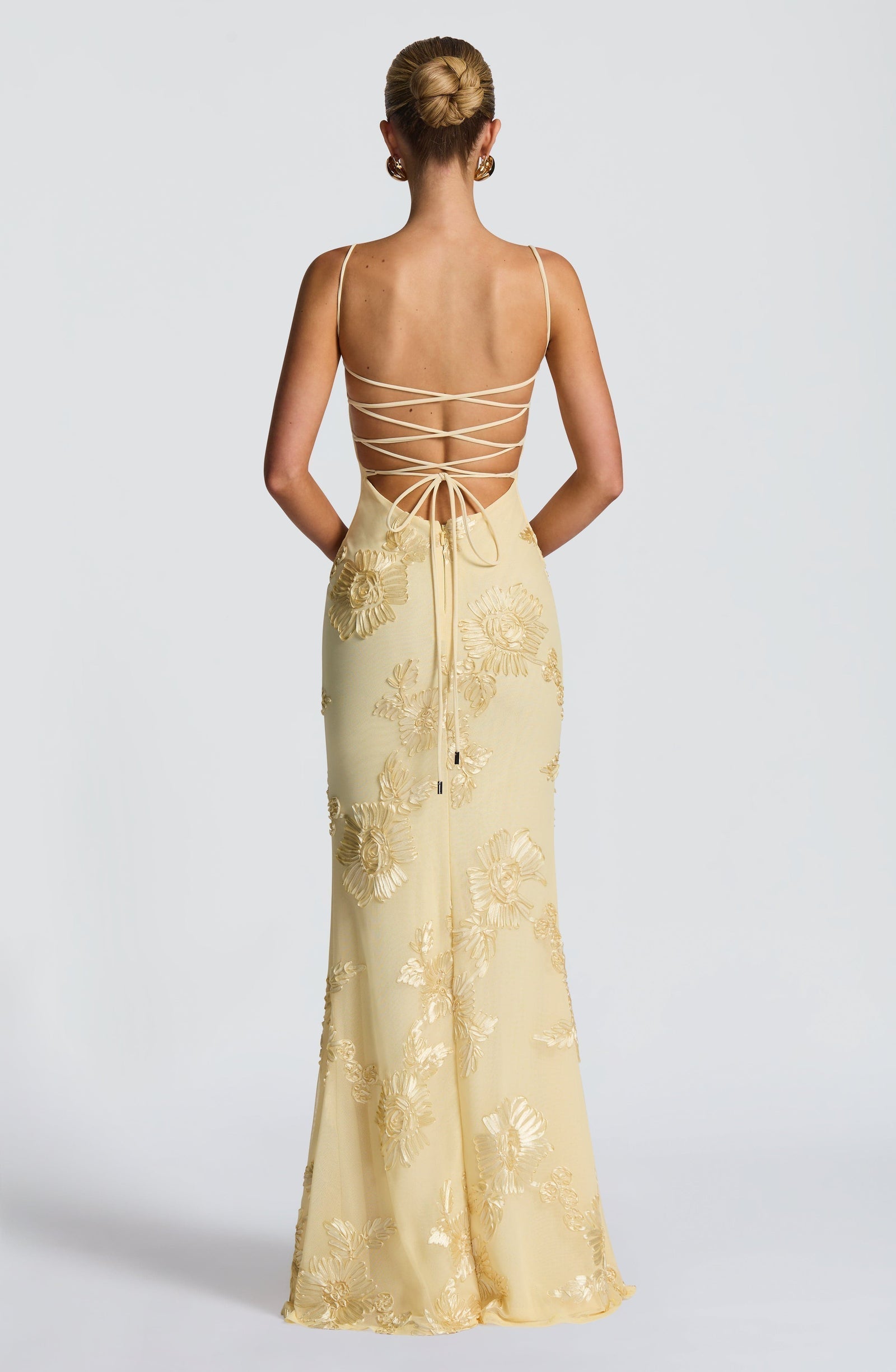 Elegantes Maxikleid für Damen mit Spaghettiträgern, Sommerhochzeitsgast