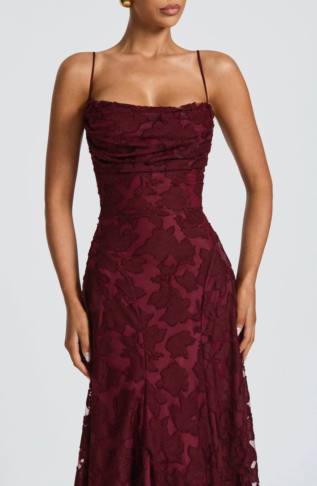 Damen Louise Maxikleid ohne Ärmel