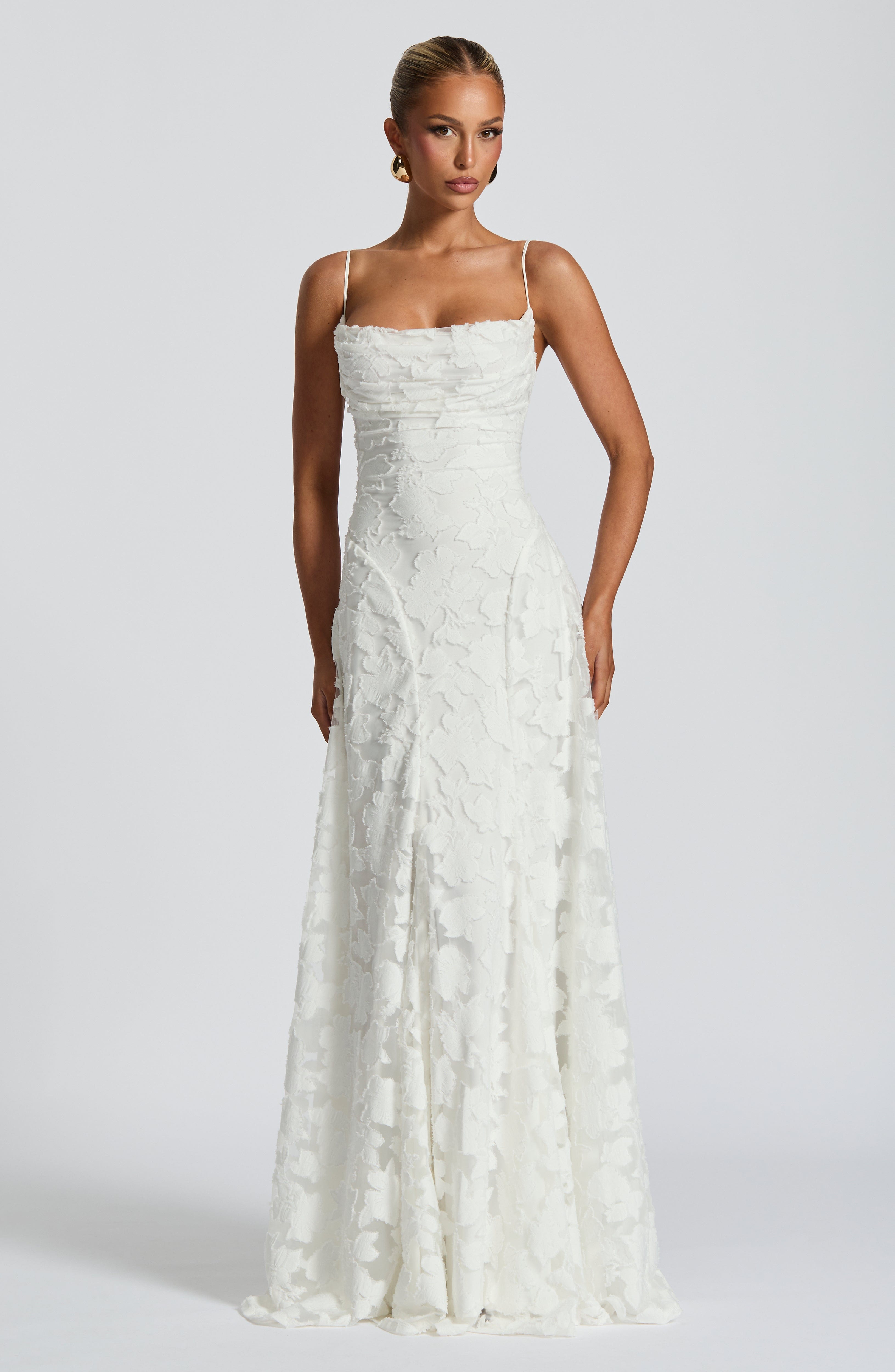 Damen Louise Maxikleid ohne Ärmel