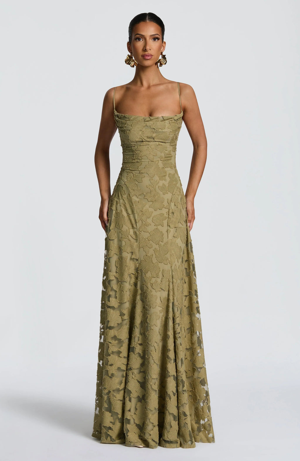 Damen Louise Maxikleid ohne Ärmel