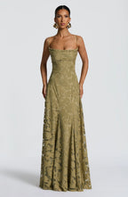 Damen Louise Maxikleid ohne Ärmel