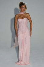 Damen Carina Maxikleid Stilvolles Abendkleid