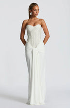 Damen Carina Maxikleid Stilvolles Abendkleid