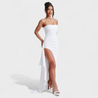 Elegantes fließendes Maxikleid
