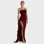 Elegantes fließendes Maxikleid